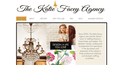 Desktop Screenshot of katiefaceyagency.com